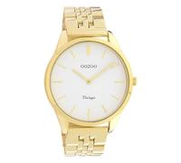 Oozoo Damenuhr Metallband Ø 38 mm Goldfarben/Weiß C9985