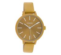 Oozoo Damenuhr mit Lederband Small Color Line 36 MM Mustard C10254