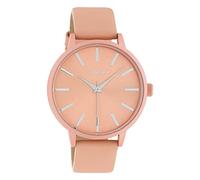 Oozoo Uhren C10617 Damen-Armbanduhr mit Lederband Rosa 42 mm