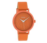 Oozoo Damenuhr Summer Vibes mit Lederband 36 MM Orange C10605