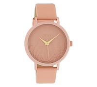 Oozoo Damenuhr Summer Vibes mit Lederband 36 MM Rosa C10604