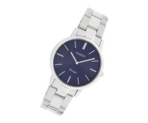 Oozoo Edelstahl Damen Uhr C20041 Quarzuhr Armband silber Vintage Series UOC20041