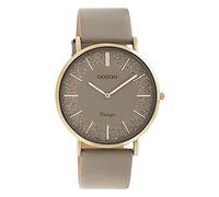 OOZOO Armbanduhr Vintage Damen Taupe/Roségold C20130