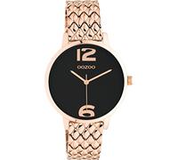 Oozoo Timepieces Damen Uhr - Armbanduhr Damen mit 15mm breites Metallarmband | Hochwertige Uhr für Frauen - Edle Analog Damenuhr in rund C11024