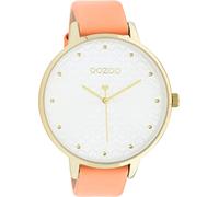 Oozoo Timepieces Damen Uhr - Armbanduhr Damen mit 18mm breites Lederarmband | Hochwertige Uhr für Frauen - Edle Analog Damenuhr in rund C11036