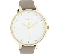 Oozoo Timepieces Damen Uhr - Armbanduhr Damen mit 18mm breites Lederarmband | Hochwertige Uhr für Frauen - Edle Analog Damenuhr in rund C11037