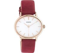 Oozoo Timepieces Damen Uhr - Armbanduhr Damen mit 18mm Lederarmband | Hochwertige Uhr für Frauen - Edle Analog Damenuhr in rund C10942