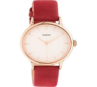 Oozoo Timepieces Damen Uhr - Armbanduhr Damen mit 20mm breites Lederarmband | Hochwertige Uhr für Frauen - Edle Analog Damenuhr in oval C11053