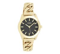 Oozoo - Timepieces Damen Uhr in Gold/schwarz | Armbanduhr Damen mit Edelstahlarmband | Moderne Uhr für Frauen | Edle Analog Damenuhr in rund C11422 (32mm Gehäuse)