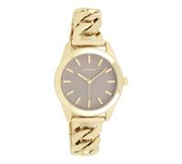 Oozoo - Timepieces Damen Uhr in Gold/Taupe | Armbanduhr Damen mit Edelstahlarmband | Moderne Uhr für Frauen | Edle Analog Damenuhr in rund C11420 (32mm Gehäuse)