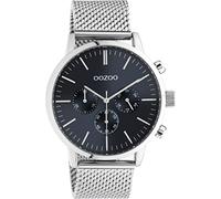 Oozoo Timepieces Herren Uhr - Armbanduhr Herren mit 22mm Mesh Armband - Analog Herrenuhr mit Milanaiseband in rund C10911