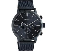 Oozoo Timepieces Herren Uhr - Armbanduhr Herren mit 22mm Mesh Armband - Analog Herrenuhr mit Milanaiseband in rund