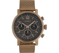 Oozoo Timepieces Herren Uhr - Armbanduhr Herren mit Milanaiseband | Hochwertige Uhr für Männer - Edle Analog Herrenuhr in rund C10702