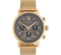 OOZOO Herren Quarzuhr rosegold / schwarz, Größe One Size, 6728031 Rosegold / Schwarz One Size
