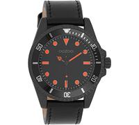 Oozoo Timepieces Herren Uhr in Schwarz| Armbanduhr Herren mit Lederarmband | Hochwertige Uhr für Männer | Edle Analog Herrenuhr in rund C11119