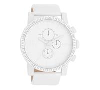 Oozoo Timepieces Herren Uhr in Weiß| Armbanduhr Herren mit Lederarmband | Schöne Uhr für Männer | Edle Analog Herrenuhr (48mm Gehäuse) in rund C11310