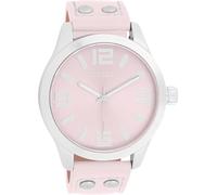 Oozoo Timepieces Unisex Uhr in Puderrosa - Armbanduhr Unisex mit Lederarmband | Hochwertige Uhr - Edle Analog Unisexuhr in rund C11553