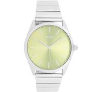 Oozoo Timepieces Unisex Uhr in Silber I Armbanduhr Unisex mit Edelstahlarmband I Moderne Uhr für Frauen & Männer I Edle Analog Unisexuhr Rund 40mm Gehäuse C11515