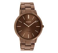Oozoo Unisex Armbanduhr braun Analog C20103 Vintage Series Edelstahl UOC20103 Analoguhr