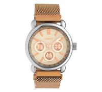 Oozoo Unisex Armbanduhr Timepieces Analog Metall Rosegold UOC10695 Analoguhr