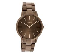 Oozoo Unisex Armbanduhr Vintage Series Analog Metall braun UOC20106 Analoguhr