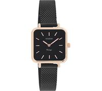 OOZOO Quarzuhr Damen Armbanduhr Vintage Series, (Analoguhr), Damenuhr rechteckig, klein (26x26mm) Metall, Mesharmband, Casual-Style