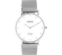 Oozoo Vintage Damen Uhr - Armbanduhr Damen mit 20mm Mesh Armband - Analog Damenuhr in rund C20235