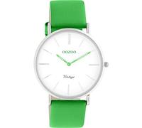 OOZOO Damen Analoguhr grün / silber, Größe One Size grün / silber
