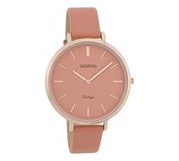 Oozoo Vintage Damenuhr Lederband 40 MM Rose/Pinkgrau/Pinkgrau C9806