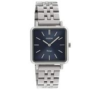 Oozoo Vintage Damenuhr mit Edelstahl Glieder Armband Quadratisch Flach 28 MM C9951