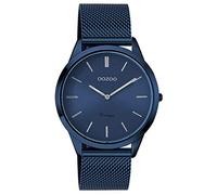 Oozoo Vintage Damenuhr mit Milanaiseband Dark Blue 38 MM Blau C20008