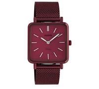 Oozoo Uhren C20011 Damenuhr Ultra Slim Burgunderrot