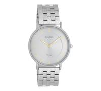 Oozoo Vintage Herren Uhr in hellgrau/hellgrau| Armbanduhr Herren mit Edelstahl Armband | Schöne Uhr für Männer | Edle Analog Herrenuhr (36mm Gehäuse) in rund C20367