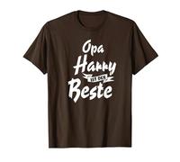 Opa Harry ist der Beste T-Shirt, Herren, Braun, XL