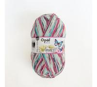 Opal Aquarell 4-fädiges Sockengarn, 75 % Wolle, 25 % Polyamid, Space Dyed, buntes Garn zum Stricken und Häkeln, flauschig, atmungsaktiv, für Socken, Pullover und Mützen, 100 g (11531)