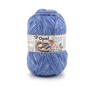 Opal Beauty TeaTime 4-fädige Sockenwolle, 75% Schurwolle/25% Polyamid, mit Edelweiß-Extrakt und Vitamin E, 100g/420m, (11515 Five o clock)