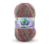 Opal Bouquet Mouliné Sockengarn, 4-fach, 75% Schurwolle Superwash, 25% Polyamid, 425m Lauflänge, 100g Knäuel (11680 Flower of Love)