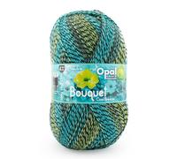 Opal Bouquet Mouliné Sockengarn, 4-fach, 75% Schurwolle Superwash, 25% Polyamid, 425m Lauflänge, 100g Knäuel (11684 Cool Breeze)