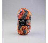 Opal Hundertwasser (425m) 4-fädiges Garn - Wollmischung, zum Stricken von warmen Socken mit einzigartigen Farbmustern, 1430, 1 x 100g