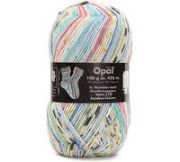 Opal Hundertwasser (425m) 4-fädiges Garn - Wollmischung, zum Stricken warmer Socken mit einzigartigen Farbmustern, 2101, 1 x 100g