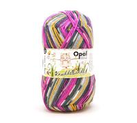 Opal Knuddelbande (420m) 6-fädiges Garn - Wollmischung, zum Stricken warmer Socken mit einzigartigen Farbmustern, 11322, 1 x 150g