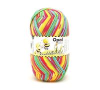 Opal Knuddelbande (420m) 6-fädiges Garn - Wollmischung, zum Stricken warmer Socken mit einzigartigen Farbmustern, 11324, 1 x 150g