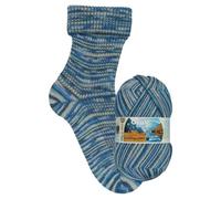 Opal Lieblingsplatz (425m) 4-fädig Garn - Wollmischung, zum Stricken von warmen Socken mit einzigartigen Farbmustern, 11467, 1 x 100g