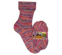 Opal Lieblingsplatz (425m) 4-fädig Garn - Wollmischung, zum Stricken von warmen Socken mit einzigartigen Farbmustern, 11463, 1 x 100g