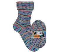 Opal Lieblingsplatz (425m) 4-fädig Garn - Wollmischung, zum Stricken von warmen Socken mit einzigartigen Farbmustern, 11460, 1 x 100g
