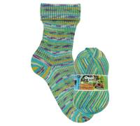 Opal Lieblingsplatz (425m) 4-fädig Garn - Wollmischung, zum Stricken von warmen Socken mit einzigartigen Farbmustern, 11464, 1 x 100g