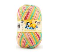 Opal Mitternachtstraum Sockenwolle, 4-fach, 75% Schurwolle Superwash, 25% Polyamid, 100g, 425m Lauflänge, für Strickprojekte, Nadelstärke 2,5-3,0mm (11646 Eisschwimmen)