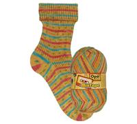 Opal MixTape Strickwolle 4-fach, 75% Schurwolle Superwash, 25% Polyamid, 100g/425m, Maschinenwaschbar (11494 Töne d. Herzens)