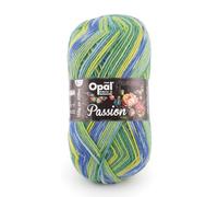 Opal Passion 6-fädige Pullover-u. Sockenwolle,150g/420 m LL |75% Schurwolle/25% Polyamid | Strickwolle (11373 Euphorie)