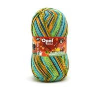 Opal Pullover/Sockenwolle "Laubgeflüster",4-fädig,100g/425m,75% Schurwolle/25% Polyamid,NS 2-3, (11252 Blätterregen)
